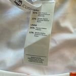 Cupshe  Swim Bikini Bottom Women's Size XL White Floral Tropical Beach Vacation Photo 6