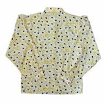 Jaeger Vintage London Yellow Floral 2-Piece Blouson Midi Dress Photo 6