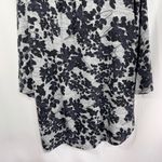 Ny Collection Plus Size 3X Top Gray Black Floral V Neck Knit Boho Stretch 830 Photo 5