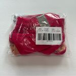 J.Crew  Ribbed Trim Hipster Full Coverage Bikini Bottom in Wild Hibiscus Size L Photo 6