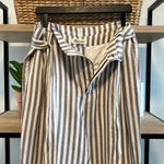 Madewell High-Rise Paper Bag Linen Blend Pant, 12 Photo 8