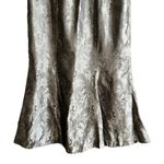 Milano silver satin A line skirt with pleated hem Black Size 8 Photo 10