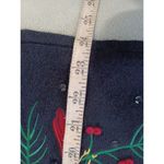 Wish for Joy black button down sweater cardinals embroidery w sequins L Vtg Size L Photo 7