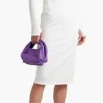 Alice + Olivia NWT Dorinda Off Shoulder Long Sleeve Knit Midi White Dress Size 0 Photo 0