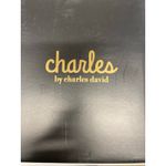 Charles David New Charles by  Women's 12M Faux Suede White Rhinestone Sandals Photo 3