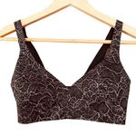 Lululemon Like Nothing Bra Lacescape Spanish Rose Black Wireless Size 32B NEW Photo 0