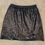 Motel Rocks Black Sequin Mini Skirt Photo 0