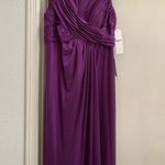 Adrianna Papell Collection Purple Long Formal Maxi Dress 10P 10 Petite New NWT Photo 2
