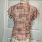 Sim & Sam NWOT  Cropped Flutter Sleeve Button Up Photo 3