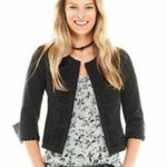 CAbi Black White Blazer Jacket 8 M Seaside Chic Photo 9