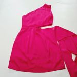 superdown Crystal Mini Dress in Hot Pink Small Photo 12