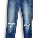 J Brand Jake Distressed Ripped Knee Straight Leg Jeans Medium Wash Size 23 Photo 0