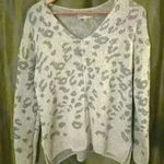 Knox Rose  Leopard Print‎ Sweater Photo 0