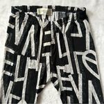 Charlotte Russe  Peace Heart Key Love Leggings in Black/White/Gray - Size XS Photo 2