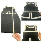 Roz & Ali  Black/Gray Sleeveless Dress Sz 12 NWT Photo 4