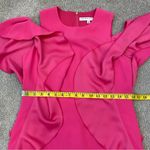 Trina Turk  Lambada Cascade Ruffle Cold Shoulder Mini Dress Pink 4 Photo 7