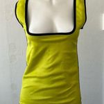 Weatherproof Neoprene fitted neon black square top sleeveless tank top size small Photo 0