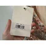 Mac Duggal  5654 Pink Floral Embellished Halter Strap A Line Gown Sz 8 Photo 6