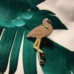 New Florida Flamingo 🦩 Tac Pin Great for The Collector Gold Photo 1
