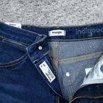 Wrangler  Wild West 603 High Rise Straight Jeans Stretch Blue Size 26x28 Cropped Photo 4