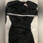 House Of CB Elegant Black Wrap Dress Photo 5