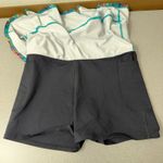 Dona Jo Skort Skirt Small Womens Blue Multi Abstract Tennis Pickleball Shorts Photo 6