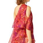 MISA Los Angeles One Shoulder Araya Asymmetric Flutter Ethereal Dress NWT L $410 Photo 4