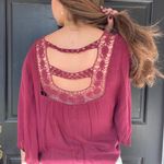 American Eagle Beautiful flowy blouse Photo 2