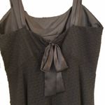 Evan Picone EVAN - PICONE Black Sheer Spotted over Satin Lining Dress Satin Straps 12 Photo 12