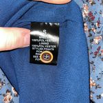 Dress Forum Women’s  blue long sleeve floral button front swing dress western Photo 5