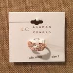 LC Lauren Conrad 🆕  Gold Leaf Ring Photo 0