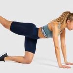 Gymshark Biker Shorts Dark Navy Blue Photo 3