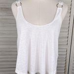 We The Free  Carly Metal Ring Scoop Back Tank Top White-XS Photo 0