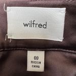 Aritzia Wilfred Patio Satin Mini Skirt in Rich Mocha Brown size 00 $98 Photo 9