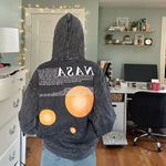 Urban Outfitters NASA Gray Acid Washed Hoodie Photo 1
