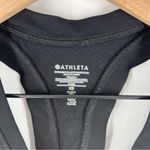 Athleta  Momentum Seamless Tank Black‎ Performance Stretch Breathable Athletic XS Photo 2