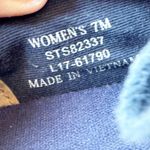 Sperry Crest Vibe Lace-up Sneakers Womens Size 7 Chambray Denim Look Preppy Boat Photo 6