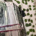 Vintage artsy Andy Warhol Tote Bag Canvas Green Photo 3