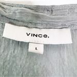 Vince Textured Sleeveless Popover Dress Mint Seafoam Green Size L Photo 10