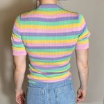 Teddy Fresh  Pink Yellow Purple Stripes Size Medium Photo 1