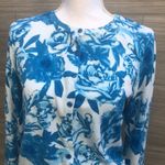 Covington  Floral cardigan sweater Size Medium Photo 2