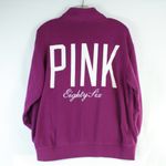 PINK - Victoria's Secret Pink Victoria’s Secret Purple Quarter Zip Sweatshirt Sweater Womens Size M Photo 1