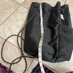 PINK - Victoria's Secret Pink By Victoria Secret Black Drawstring Backpack‎ Bag Outter Mesh Pockets NWT Photo 6