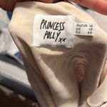 Princess Polly Leopard Cream Black Mini Dress Satin Open Back US Size 12 Photo 8