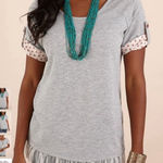 Matilda Jane  Once Upon A Literacy Ruffle Hem Top - size M Photo 0