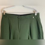 Twin set: Olive green wide legged pants Green Size XL Photo 1