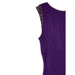 Vince Camuto Women's Bodycon Dress Studded Sleeve Back Zip Purple Size 12 Photo 2