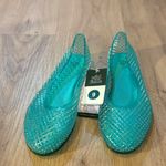 Wild Fable Isabella ballet jellies turquoise mesh flats size 9 new Photo 1