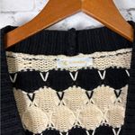 Kirundo Black and Cream Bubble Knot Chunky Open Cardigan Size M Photo 2