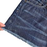 All Saints Spitalfields 10 Micro‎ Mini Denim Jean Skirt Frayed Short Y2K Photo 1